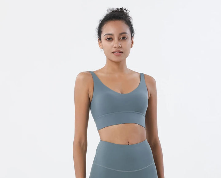 Top Esportivo Feminino SOISOU com Bojo