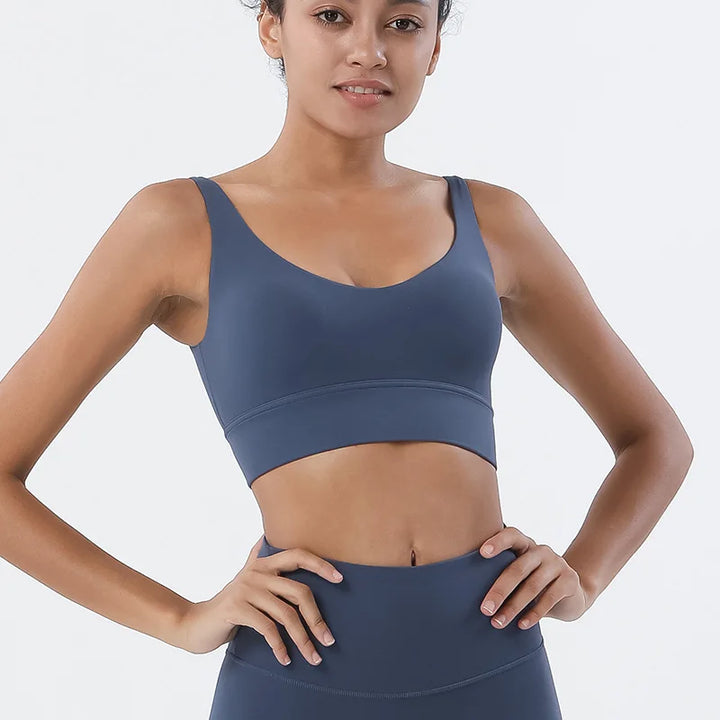 Top Esportivo Feminino SOISOU com Bojo