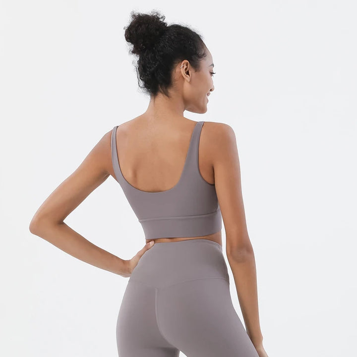 Top Esportivo Feminino SOISOU com Bojo
