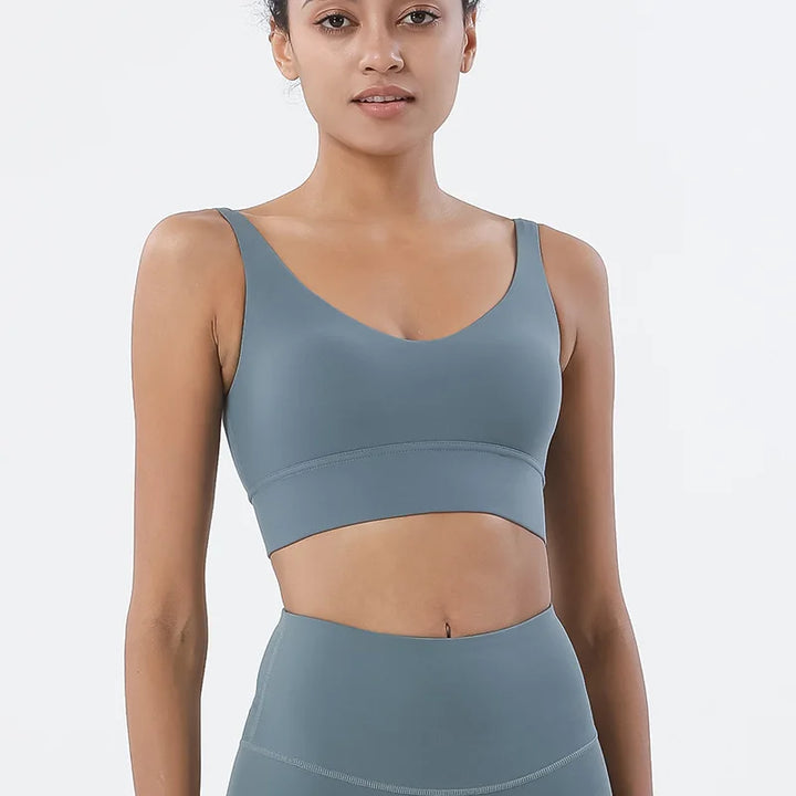 Top Esportivo Feminino SOISOU com Bojo