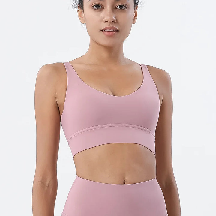 Top Esportivo Feminino SOISOU com Bojo
