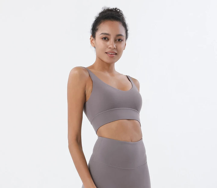 Top Esportivo Feminino SOISOU com Bojo