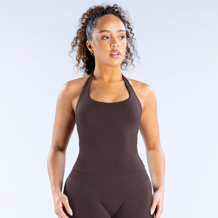 Top Esportivo Feminino Halter com Bojo