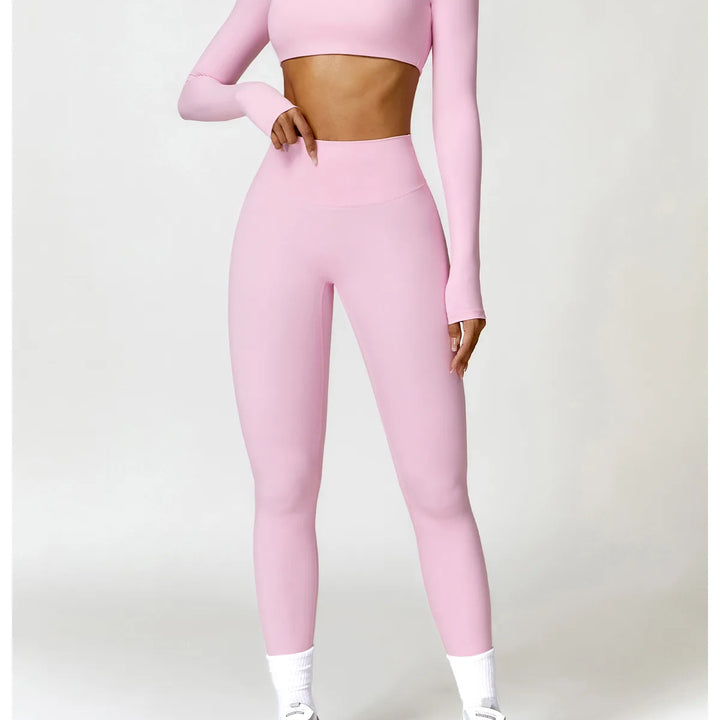 Conjunto Feminino Yoga 2 Peças Manga Longa