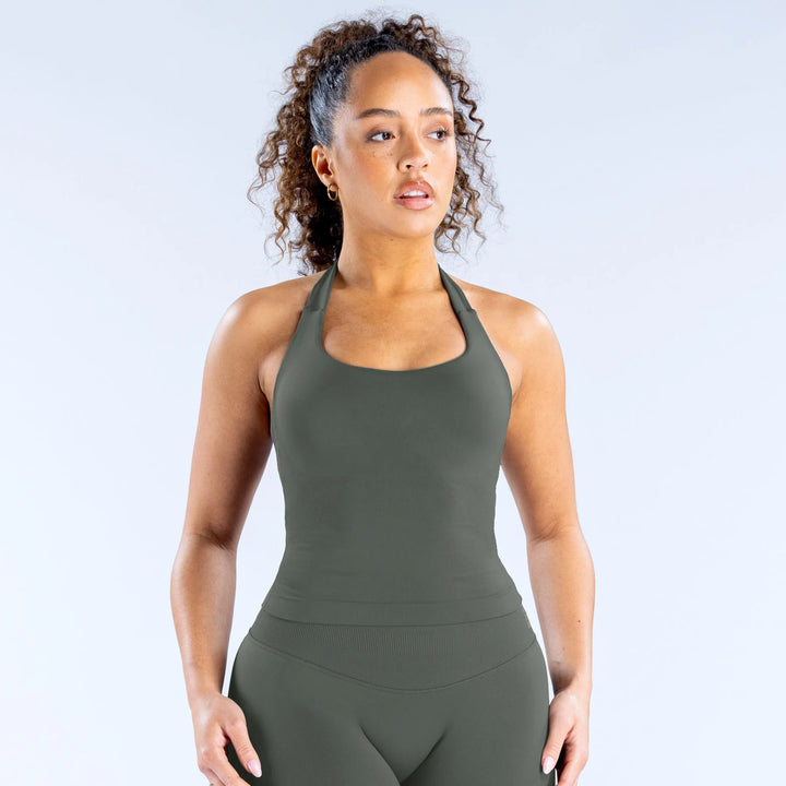 Top Esportivo Feminino Halter com Bojo
