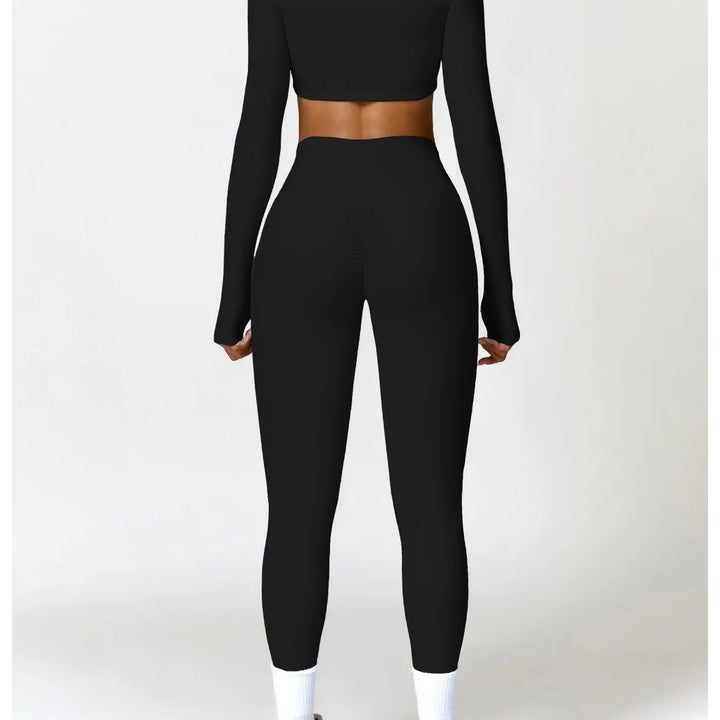 Conjunto Feminino Yoga 2 Peças Manga Longa