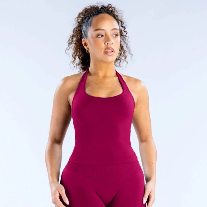 Top Esportivo Feminino Halter com Bojo