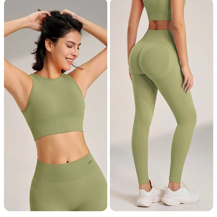 Conjunto Feminino Fitness Sem Costura