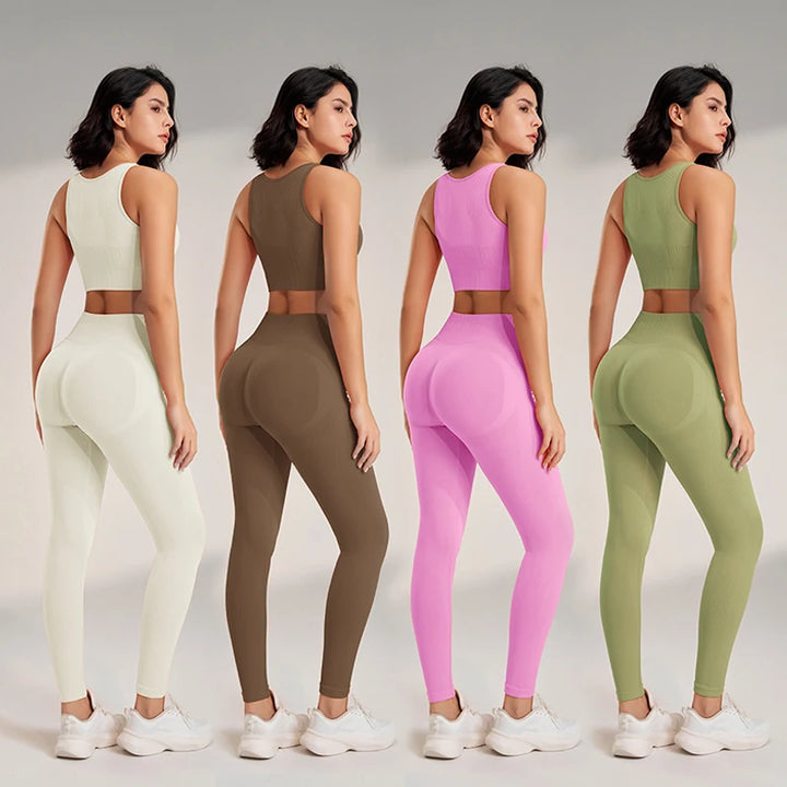 Conjunto Feminino Fitness Sem Costura