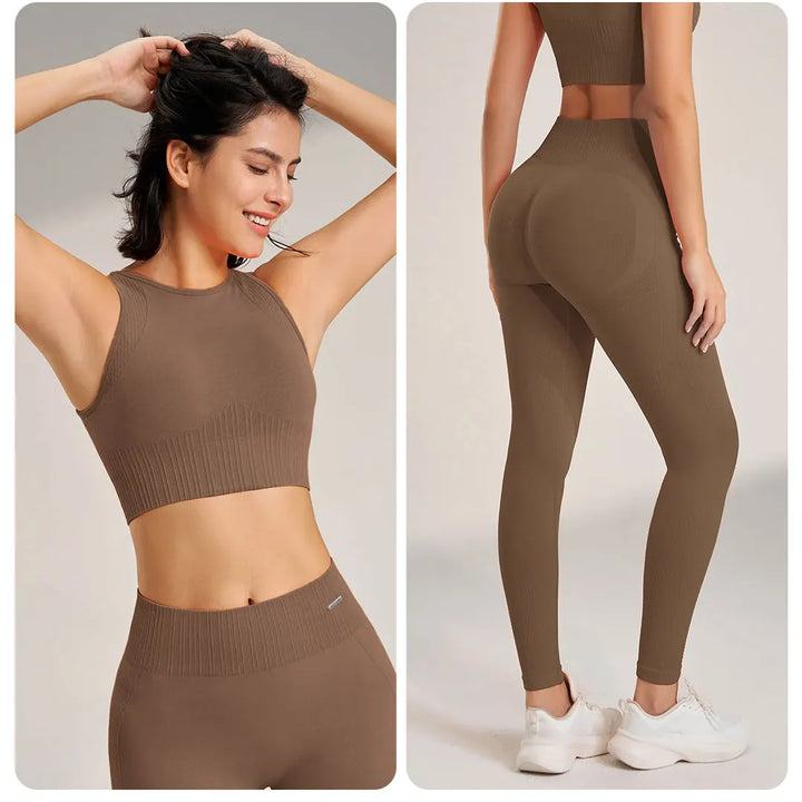Conjunto Feminino Fitness Sem Costura