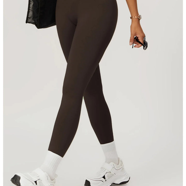Legging Feminina Cós Alto Sem Costura