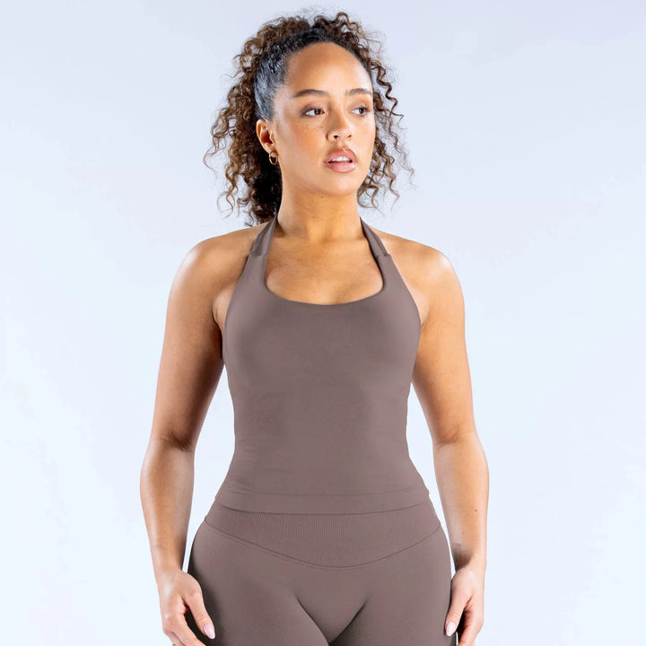 Top Esportivo Feminino Halter com Bojo