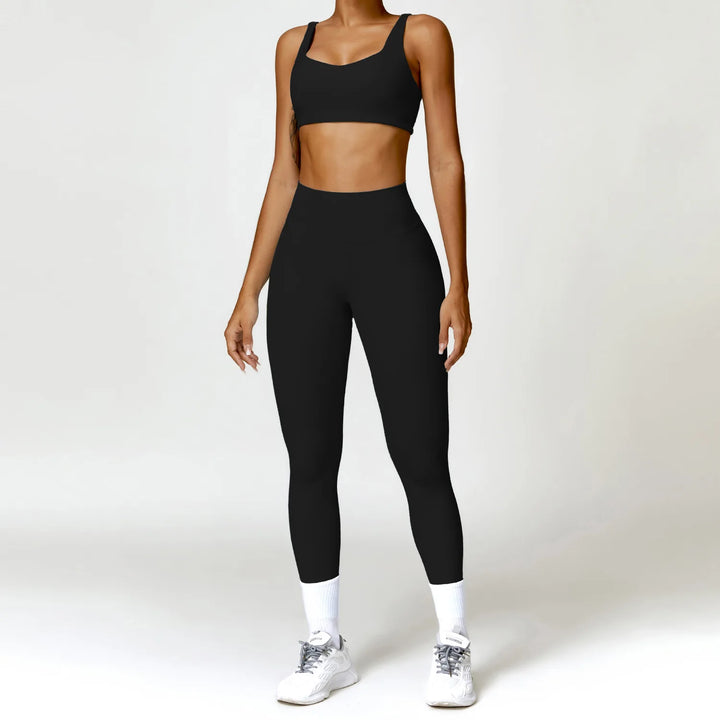 Conjunto Feminino Yoga 2 Peças Manga Longa