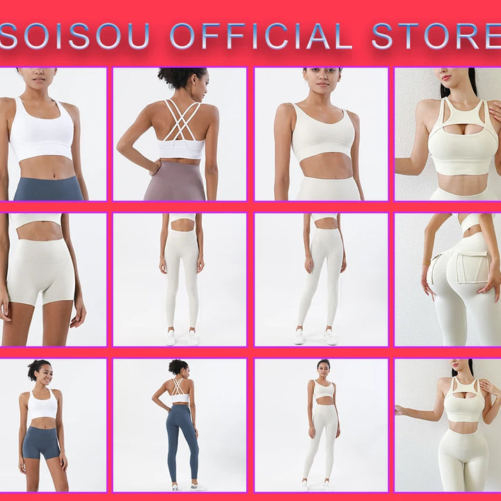 Top Esportivo Feminino SOISOU com Bojo