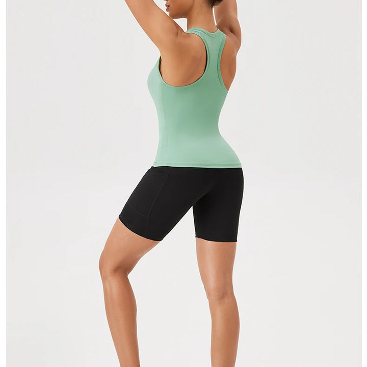 Regata Feminina Fitness Sem Mangas