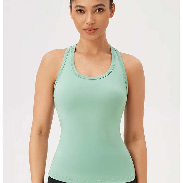 Regata Feminina Fitness Sem Mangas