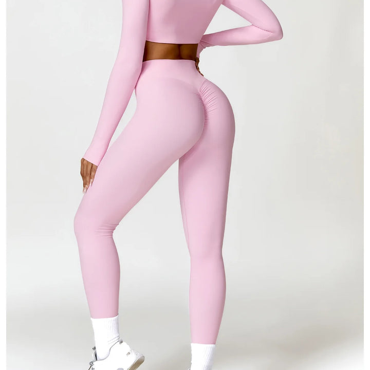 Conjunto Feminino Yoga 2 Peças Manga Longa