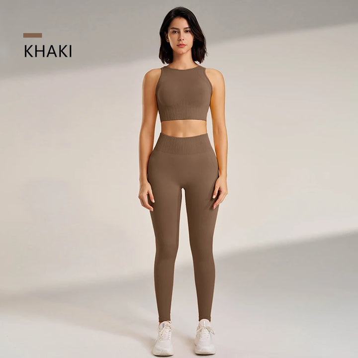 Conjunto Feminino Fitness Sem Costura