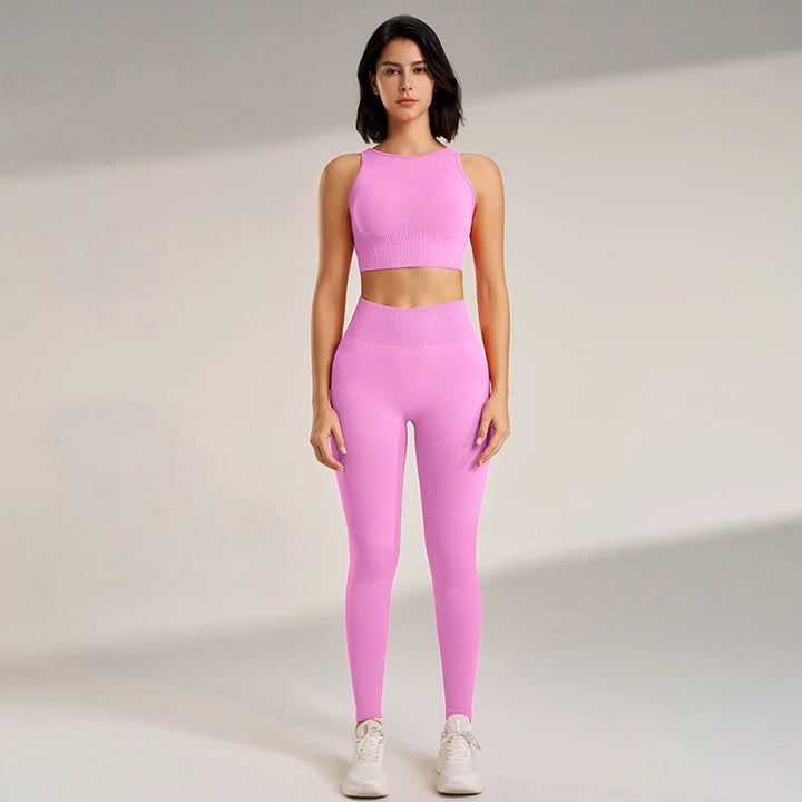 Conjunto Feminino Fitness Sem Costura