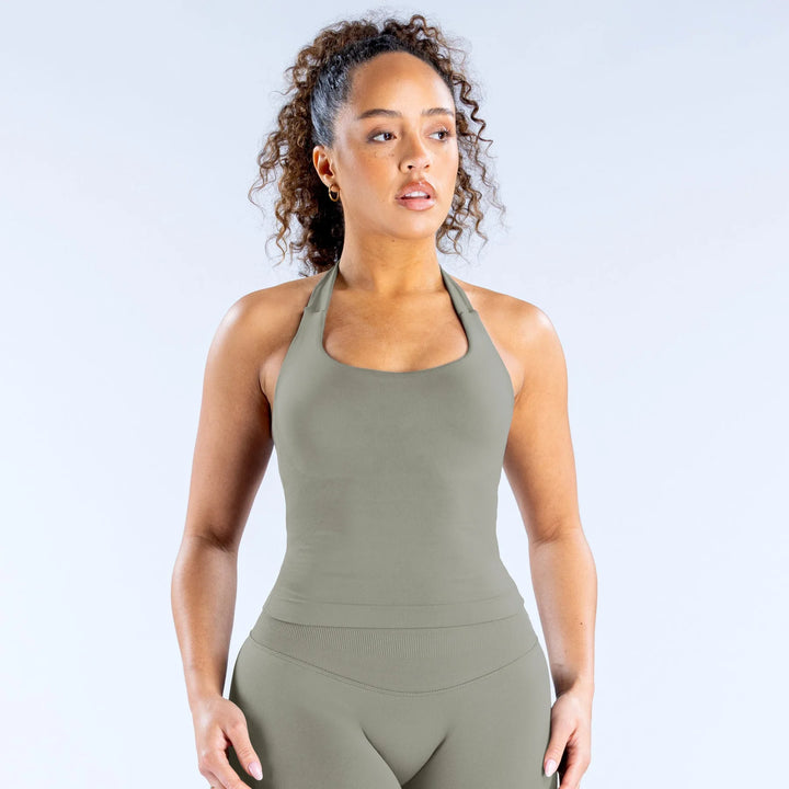 Top Esportivo Feminino Halter com Bojo