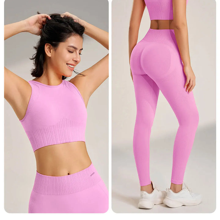 Conjunto Feminino Fitness Sem Costura