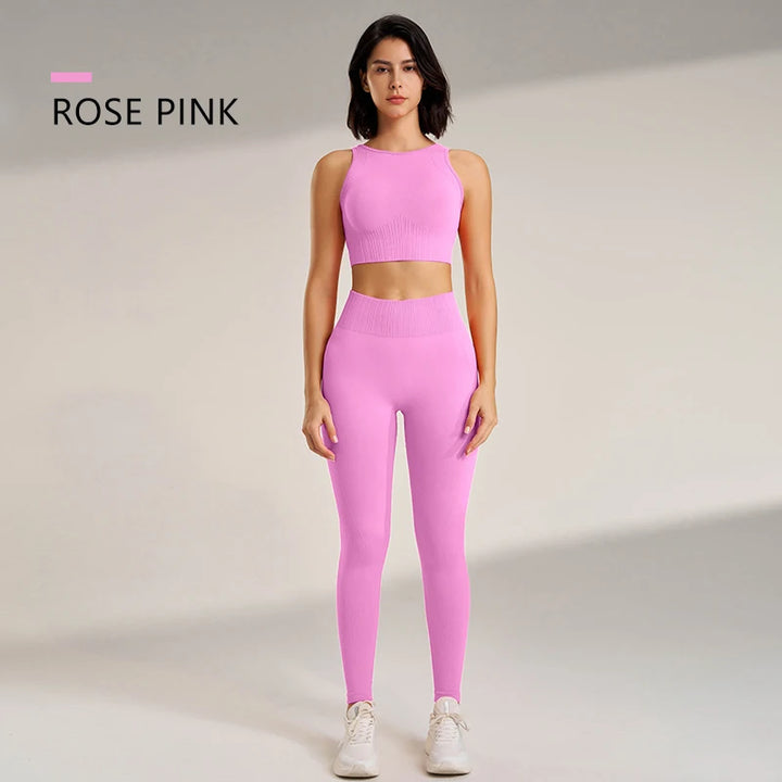 Conjunto Feminino Fitness Sem Costura