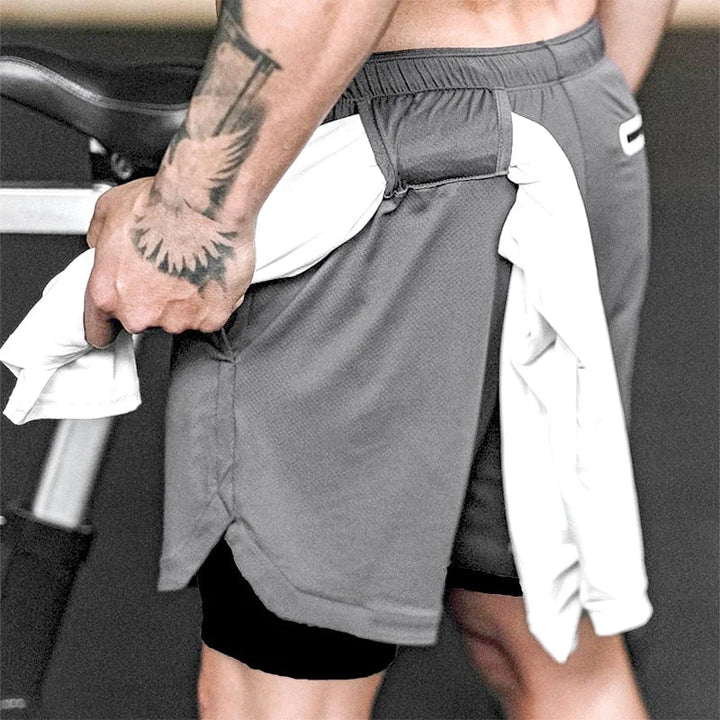 Shorts Masculino Esportivo 2 em 1