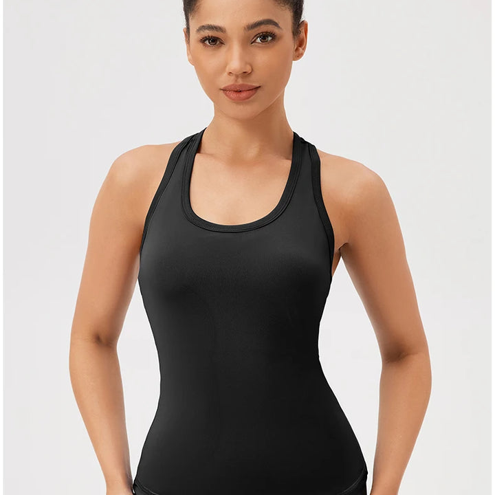 Regata Feminina Fitness Sem Mangas