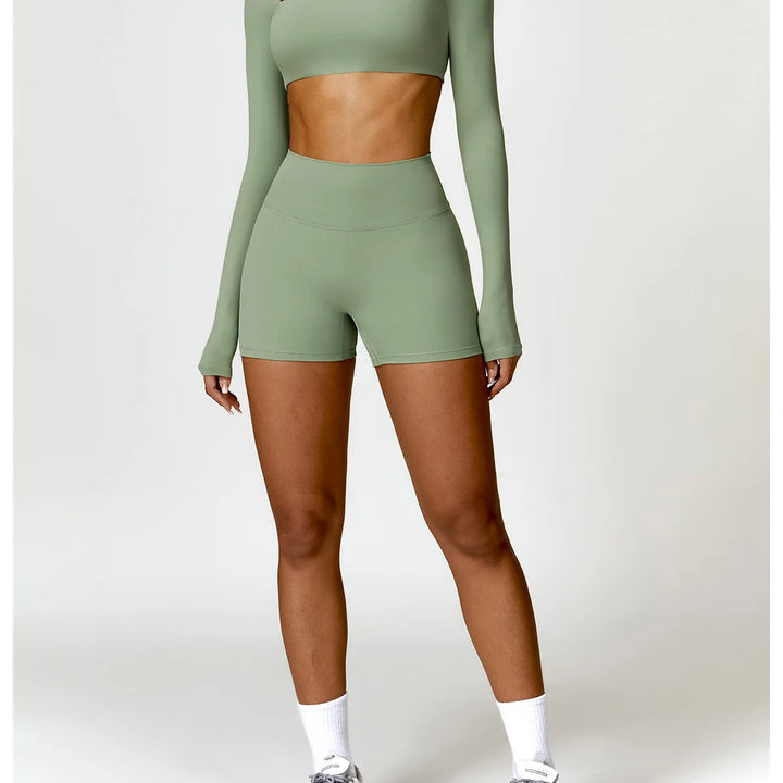 Conjunto Feminino Yoga 2 Peças Manga Longa