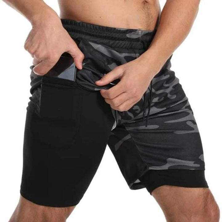 Shorts Masculino Esportivo 2 em 1