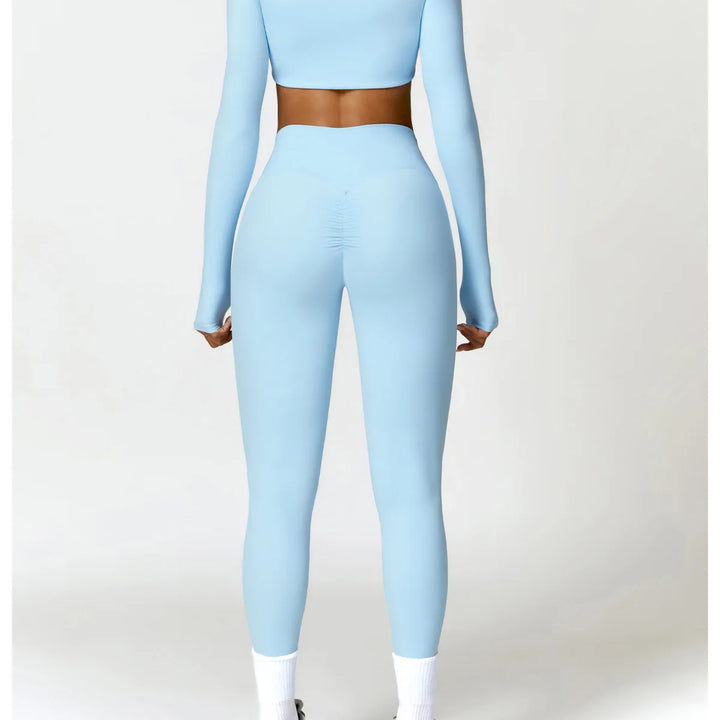 Conjunto Feminino Yoga 2 Peças Manga Longa