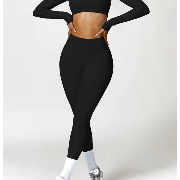 Conjunto Feminino Yoga 2 Peças Manga Longa