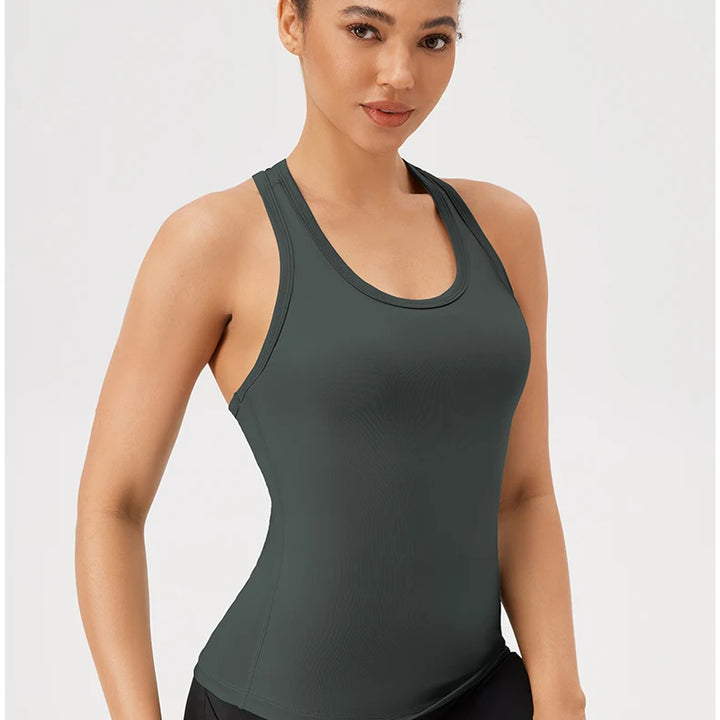 Regata Feminina Fitness Sem Mangas